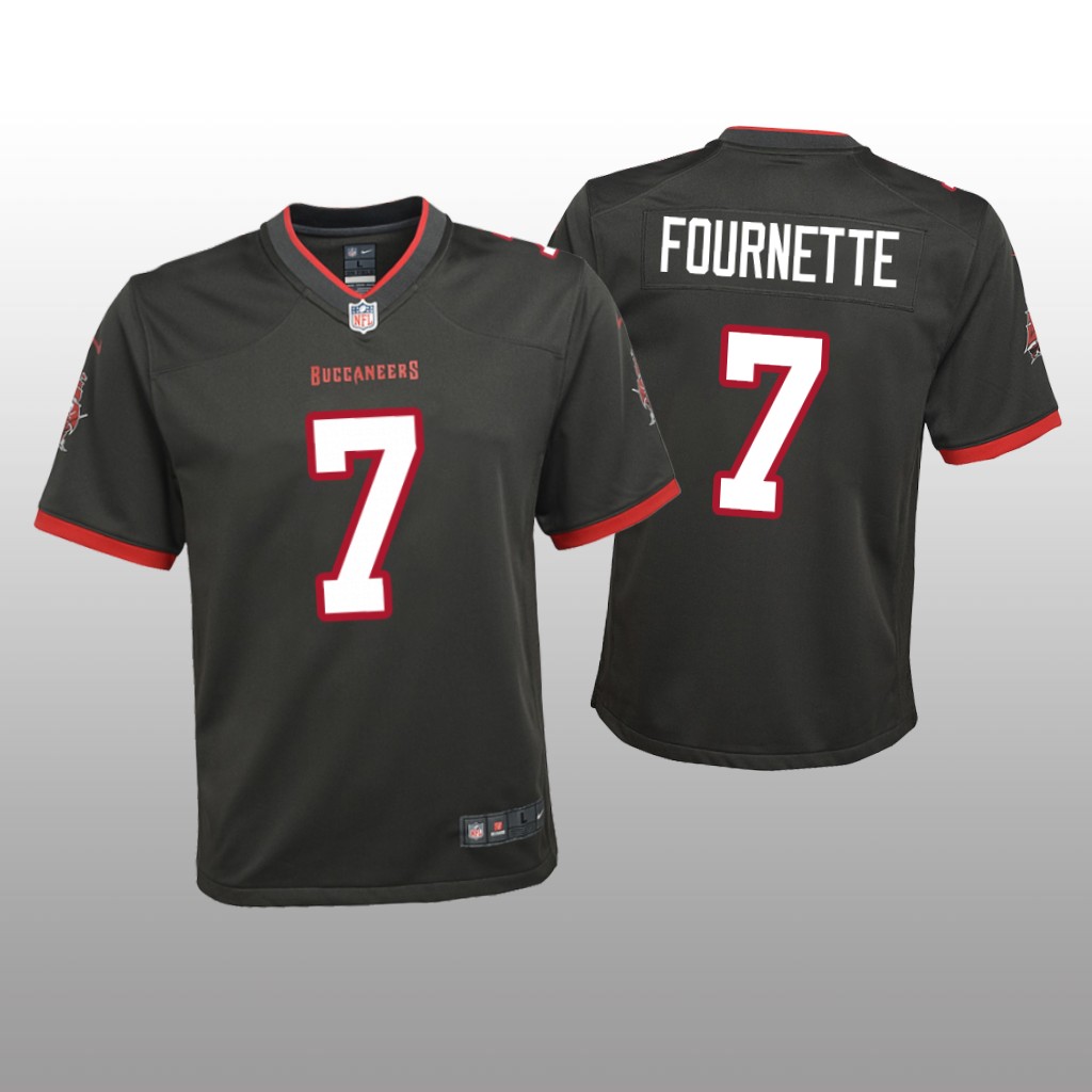Tampa Bay Buccaneers Leonard Fournette Pewter Jersey Alternate Game - Youth