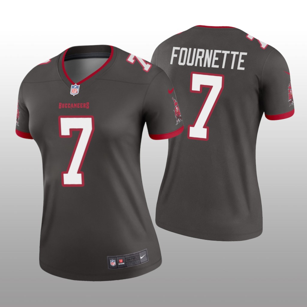 Tampa Bay Buccaneers Leonard Fournette Pewter Jersey Legend - Women's