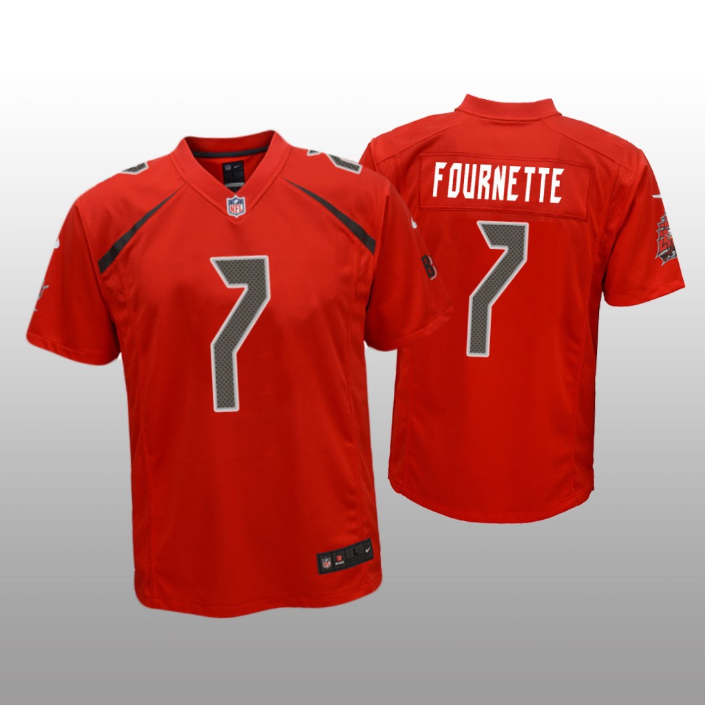Tampa Bay Buccaneers Leonard Fournette Red Jersey Color Rush Game - Youth