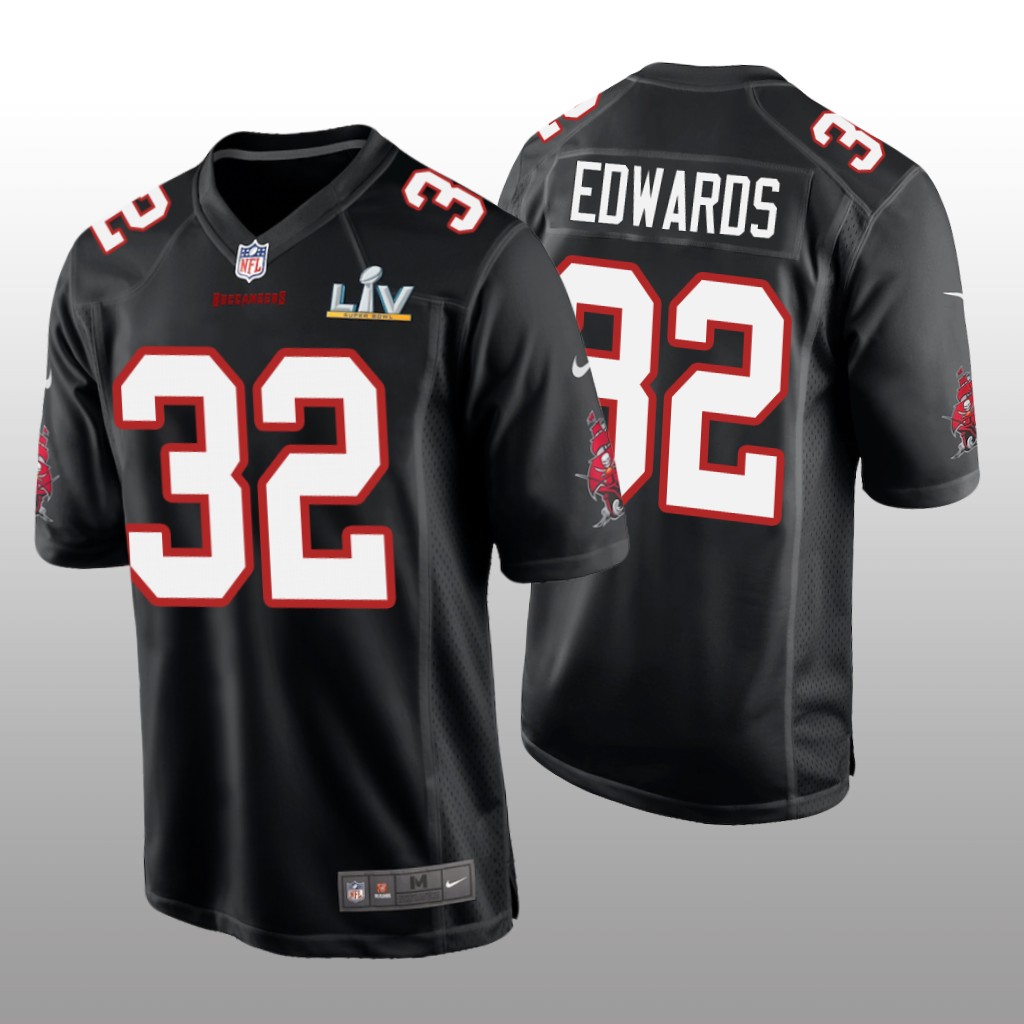 Tampa Bay Buccaneers Mike Edwards Black Game Fashion Jersey Super Bowl LV - Men's