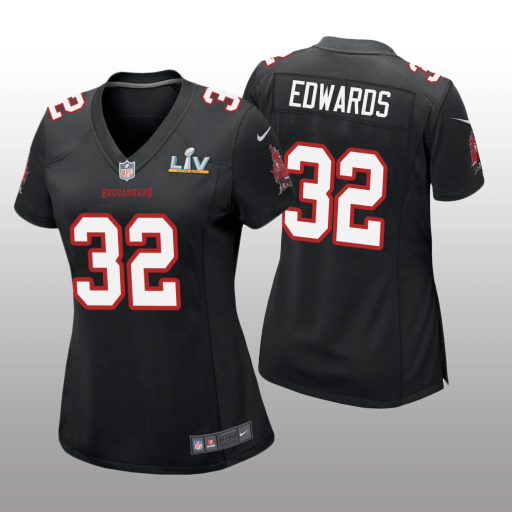Tampa Bay Buccaneers Mike Edwards Black Game Fashion Jersey Super Bowl LV - Women's