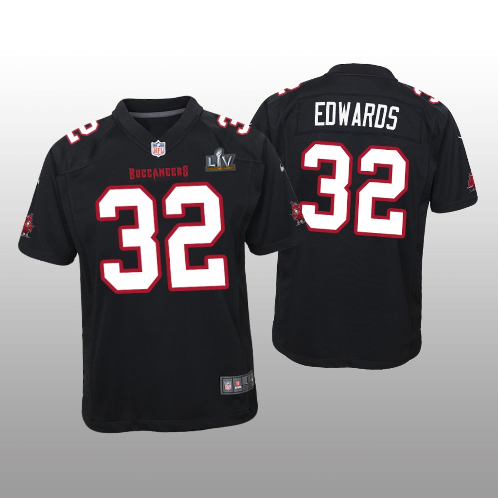 Tampa Bay Buccaneers Mike Edwards Black Game Fashion Jersey Super Bowl LV - Youth