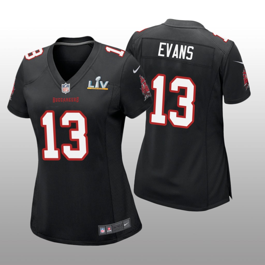 Tampa Bay Buccaneers Mike Evans Black Game Fashion Jersey Super Bowl LV - Women's