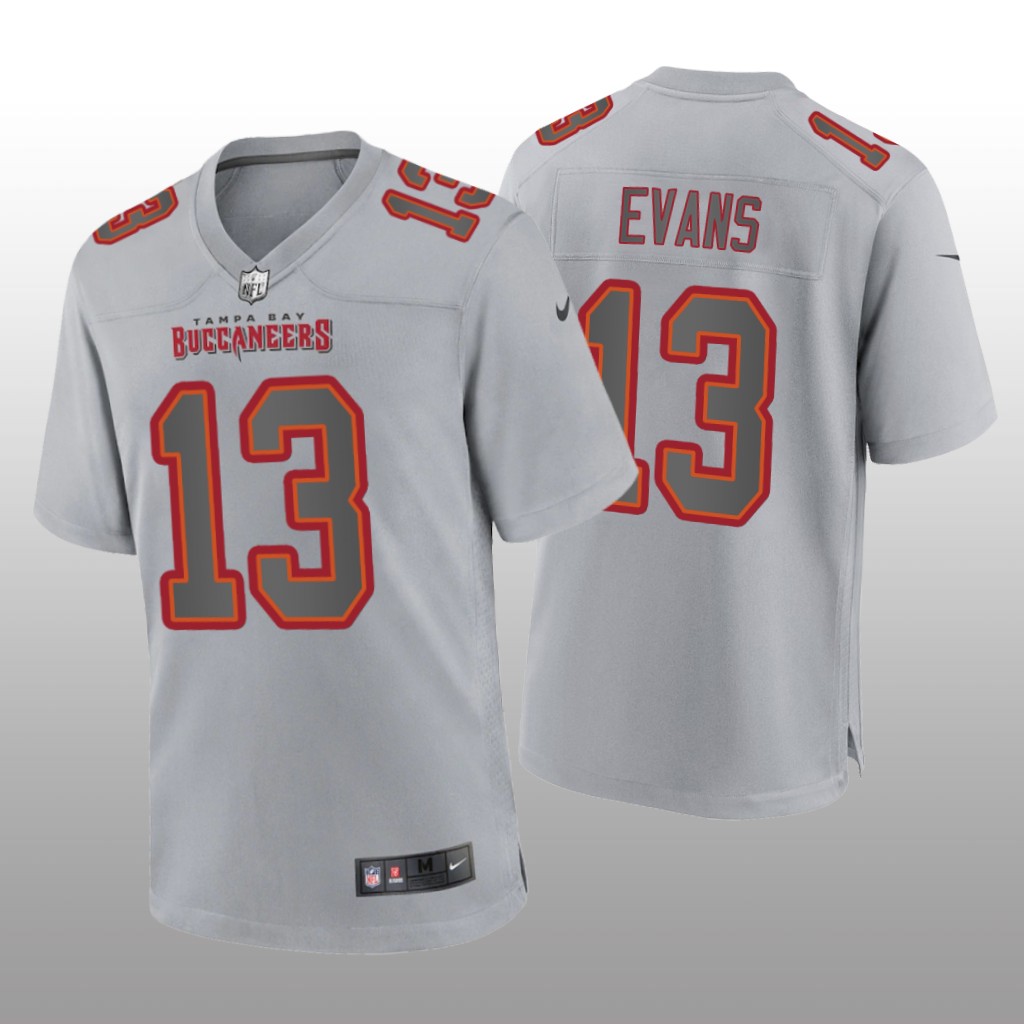Tampa Bay Buccaneers Mike Evans Gray Jersey Atmosphere Fashion Game - Men's