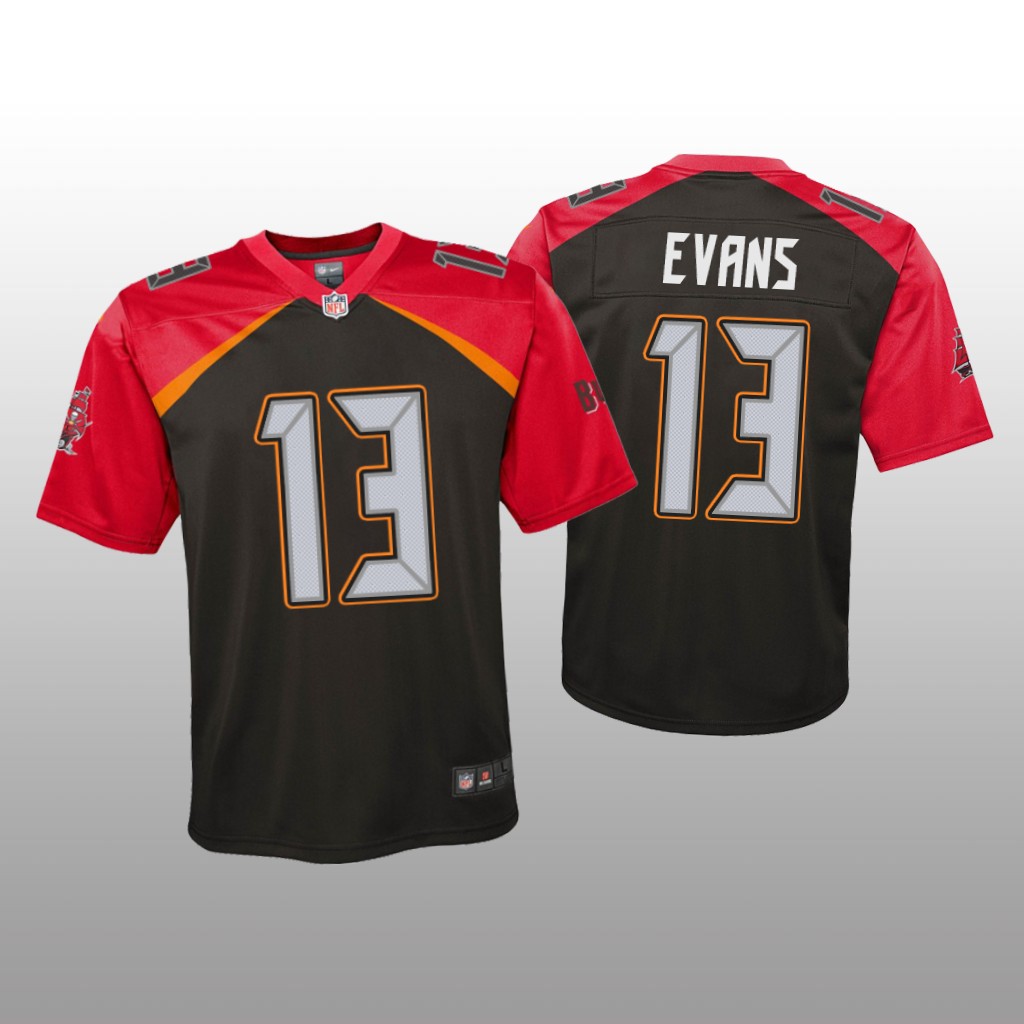 Tampa Bay Buccaneers Mike Evans Pewter Jersey Inverted Game - Youth