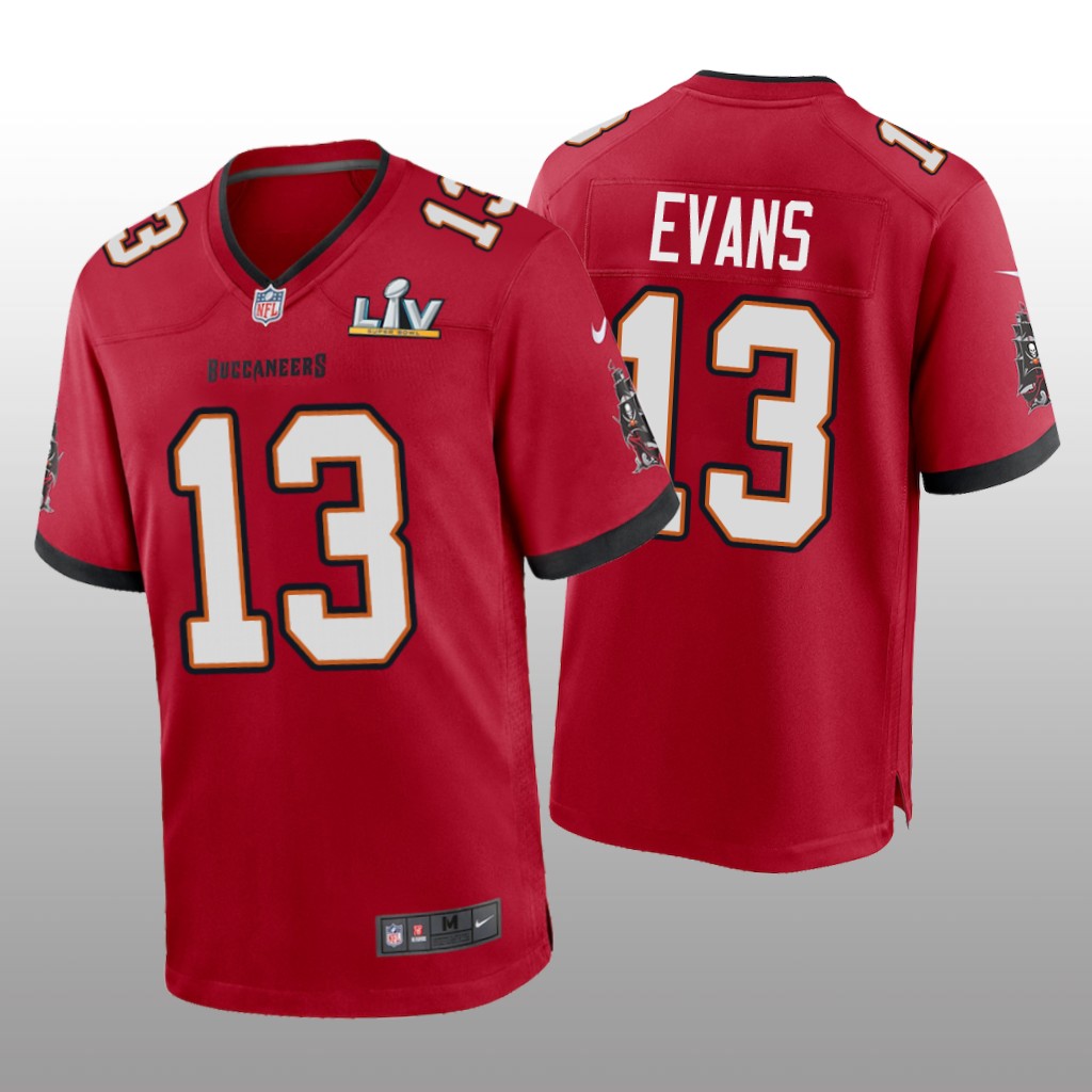 Tampa Bay Buccaneers Mike Evans Red Game Jersey Super Bowl LV - Men's