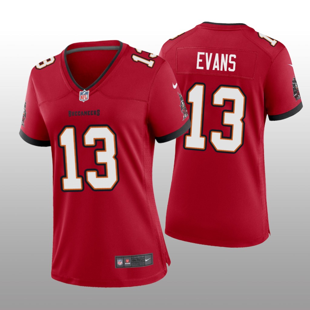 Tampa Bay Buccaneers Mike Evans Red Jersey Game - Women's