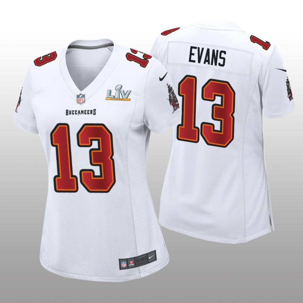Tampa Bay Buccaneers Mike Evans White Game Fashion Jersey Super Bowl LV - Women's