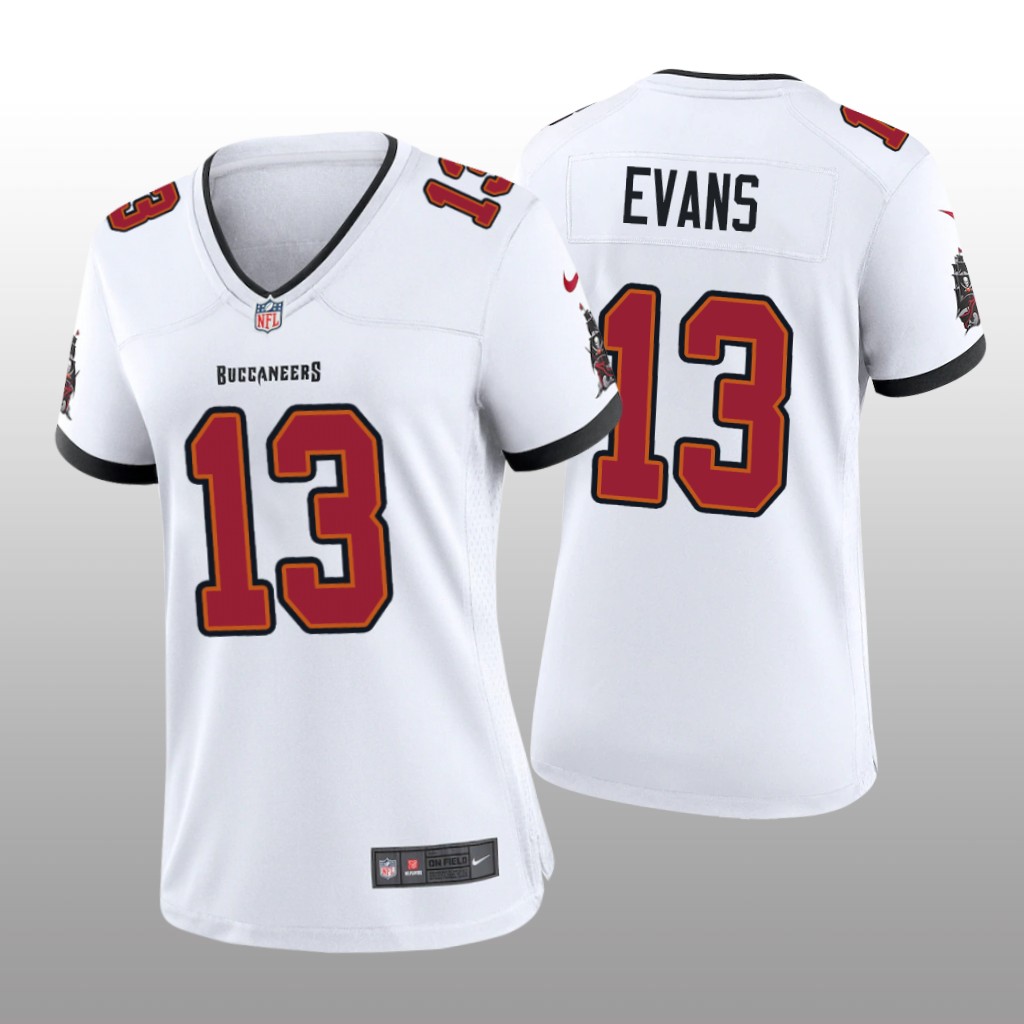 Tampa Bay Buccaneers Mike Evans White Jersey Game - Women's