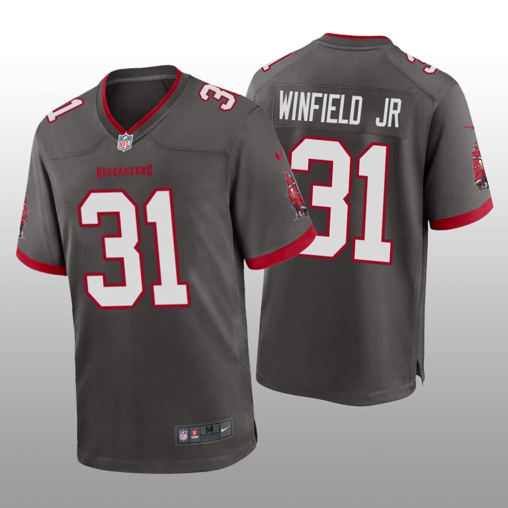 Tampa Bay Buccaneers Pewter 2020 NFL Draft Antoine Winfield Jr. Alternate Game Jersey