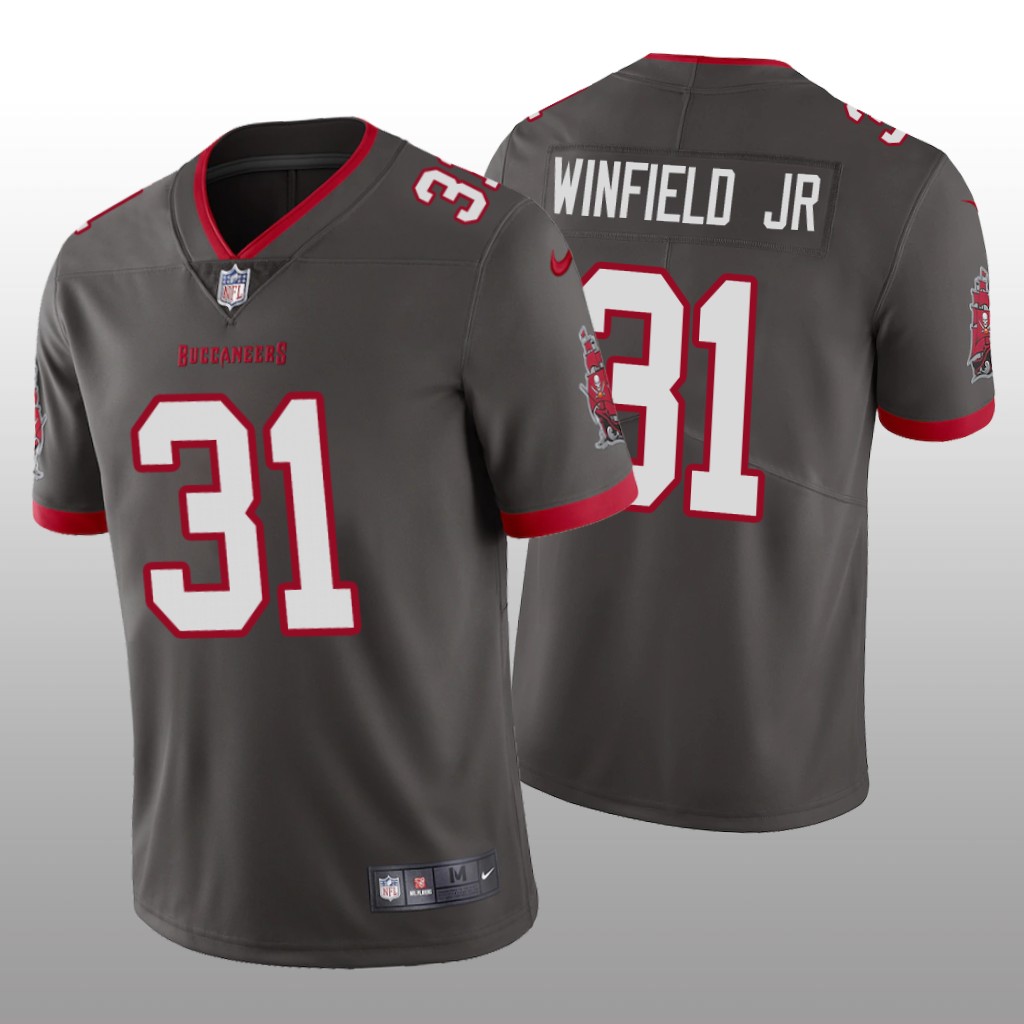Tampa Bay Buccaneers Pewter 2020 NFL Draft Vapor Limited Antoine Winfield Jr. Jersey
