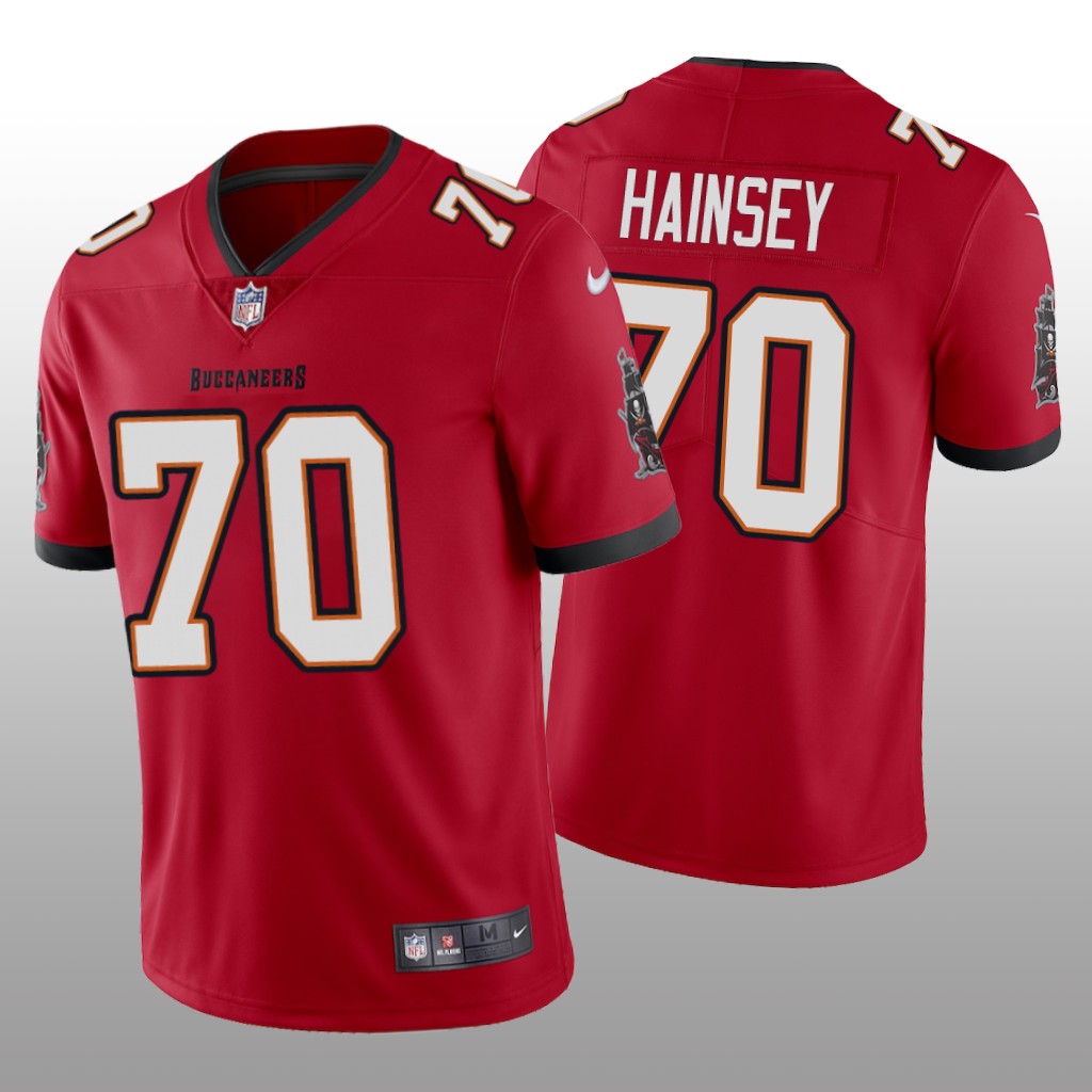 Tampa Bay Buccaneers Robert Hainsey Red Jersey Vapor Limited - Men's