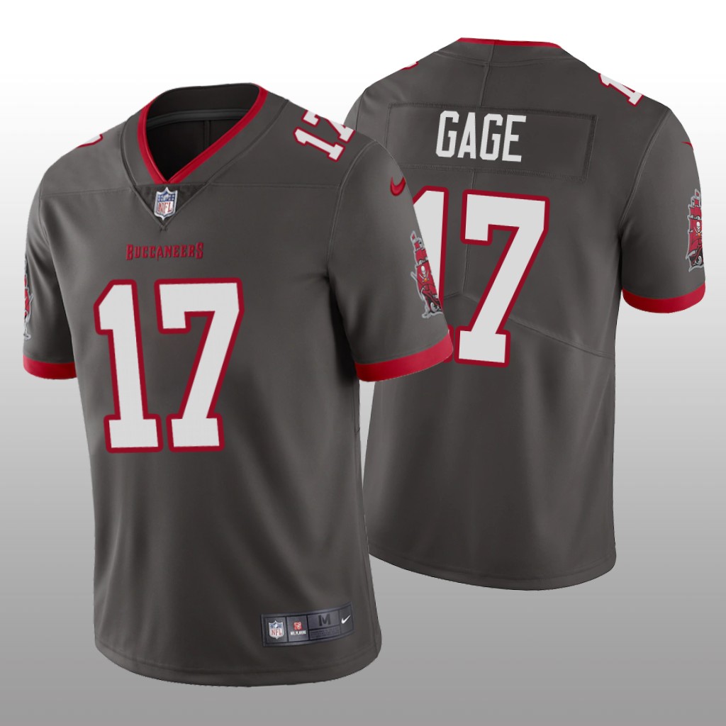 Tampa Bay Buccaneers Russell Gage Pewter Jersey Vapor Limited - Men's