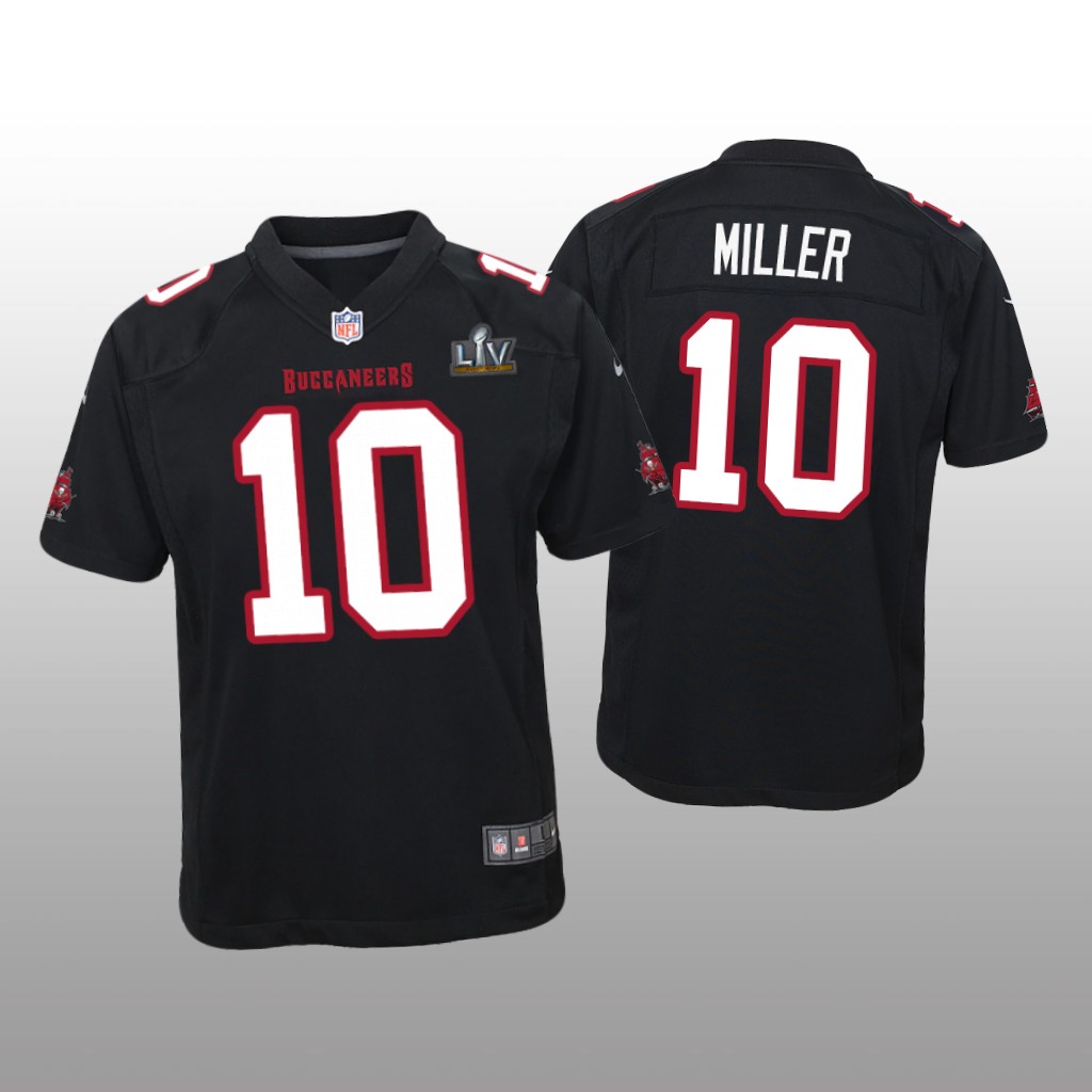 Tampa Bay Buccaneers Scotty Miller Black Game Fashion Jersey Super Bowl LV - Youth