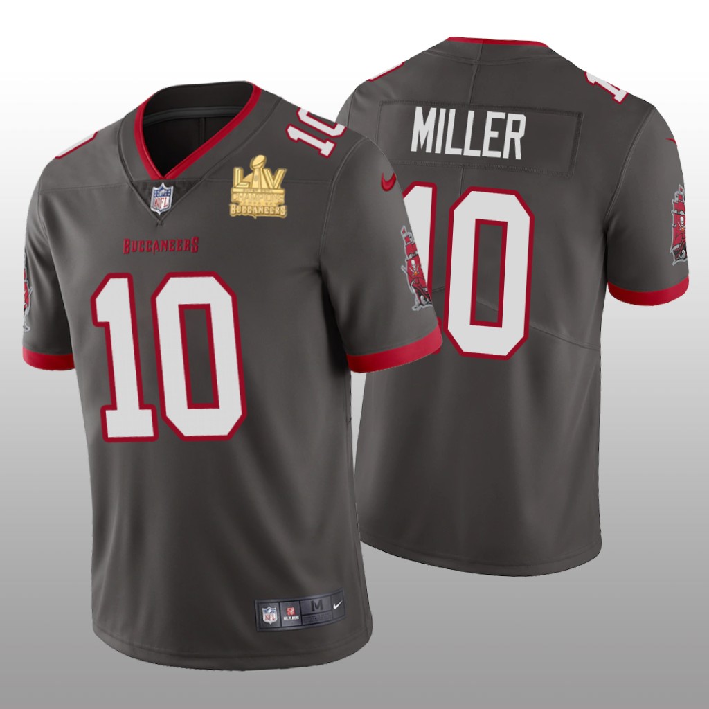 Tampa Bay Buccaneers Scotty Miller Pewter Vapor Limited Jersey Super Bowl LV Champions - Men's