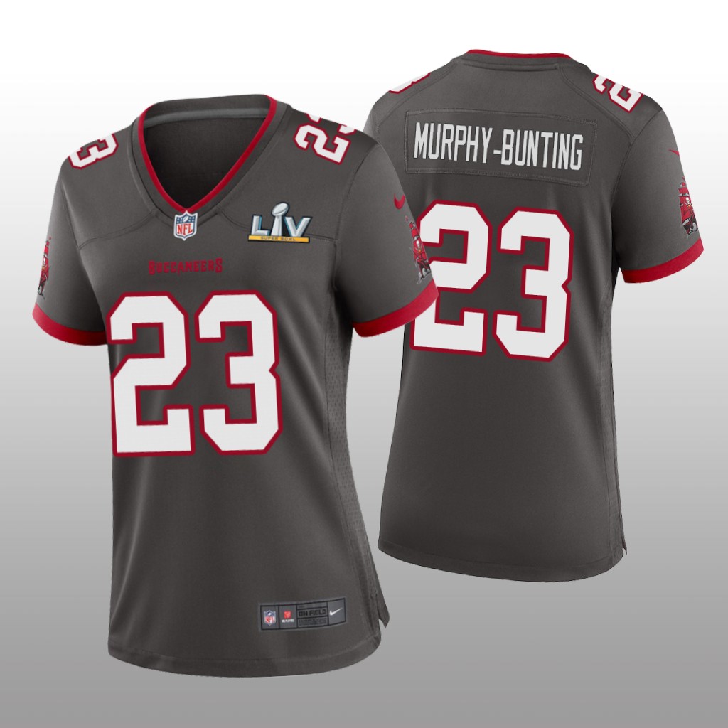 Tampa Bay Buccaneers Sean Murphy-Bunting Pewter Game Jersey Super Bowl LV - Women's