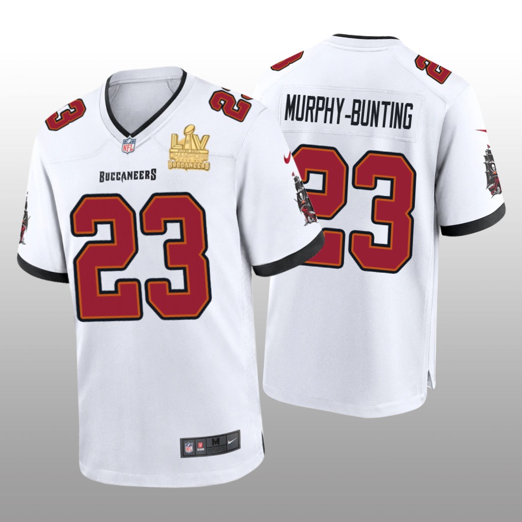 Tampa Bay Buccaneers Sean Murphy-Bunting White Game Jersey Super Bowl LV Champions - Men's
