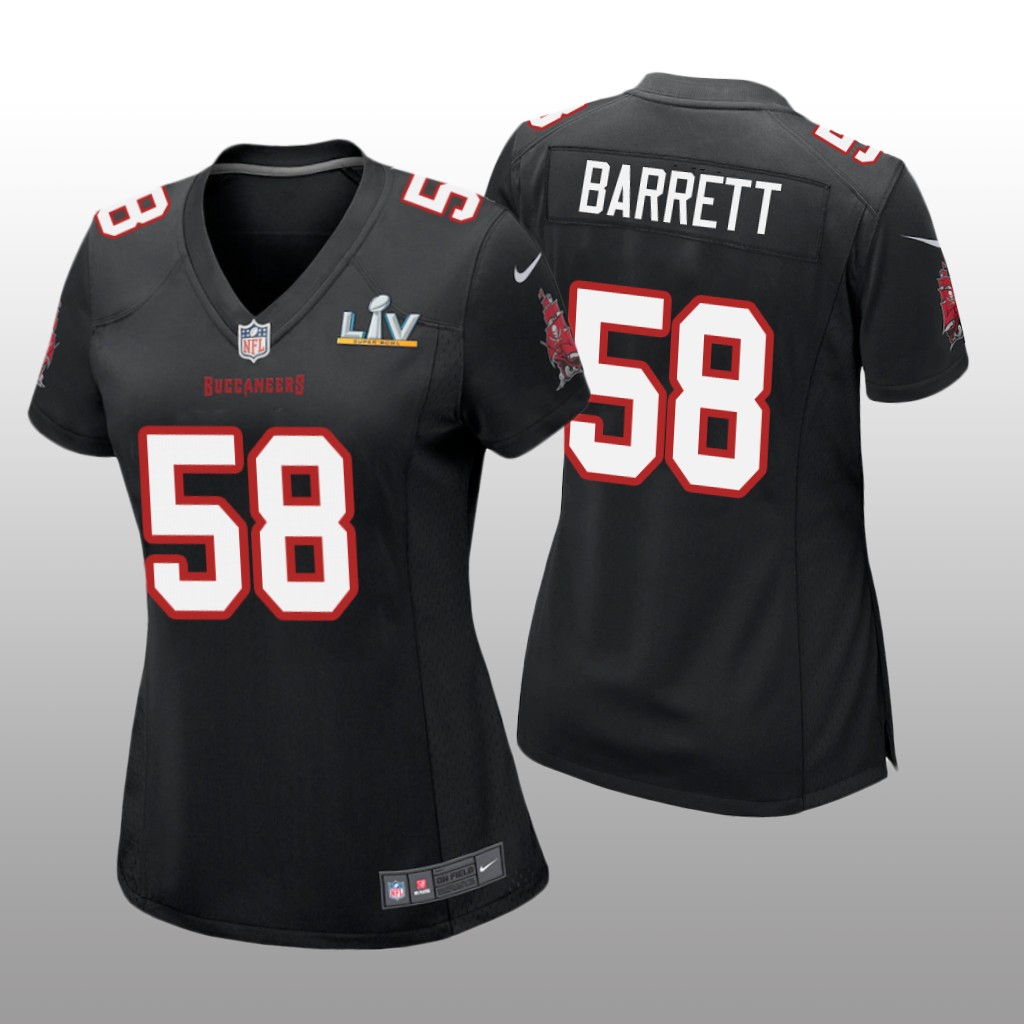 Tampa Bay Buccaneers Shaquil Barrett Black Game Fashion Jersey Super Bowl LV - Women's