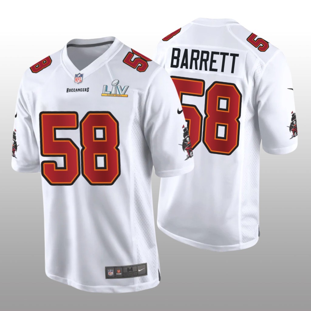 Tampa Bay Buccaneers Shaquil Barrett White Game Fashion Jersey Super Bowl LV - Men's