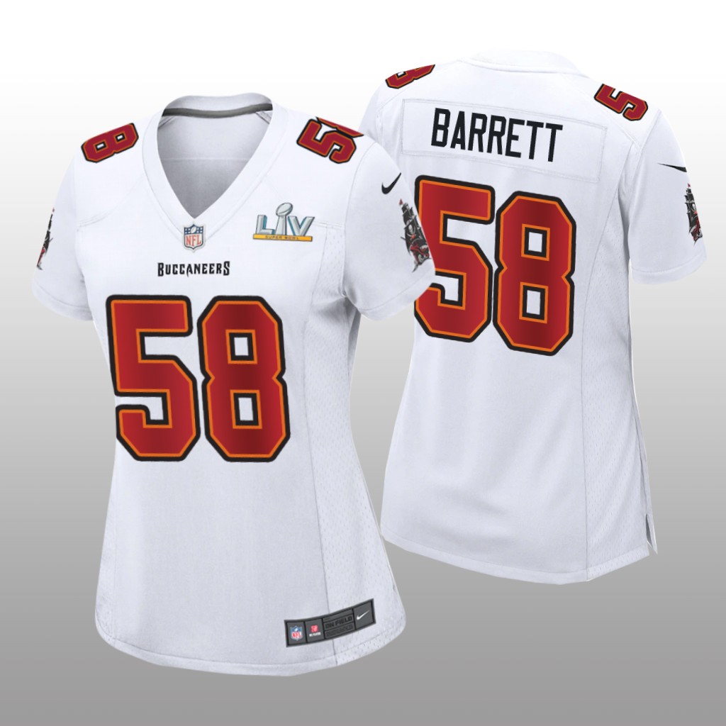Tampa Bay Buccaneers Shaquil Barrett White Game Fashion Jersey Super Bowl LV - Women's
