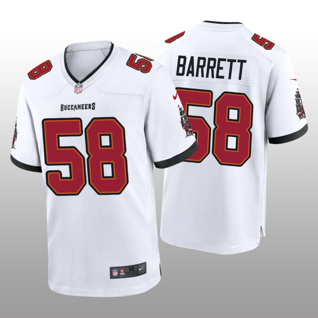 Tampa Bay Buccaneers Shaquil Barrett White Jersey Game - Men's