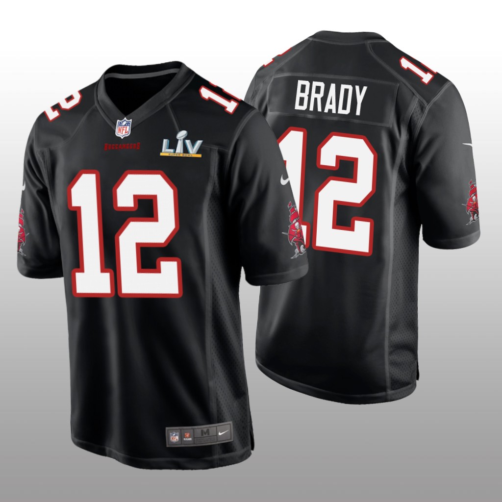 Tampa Bay Buccaneers Tom Brady Black Game Fashion Jersey Super Bowl LV - Men's