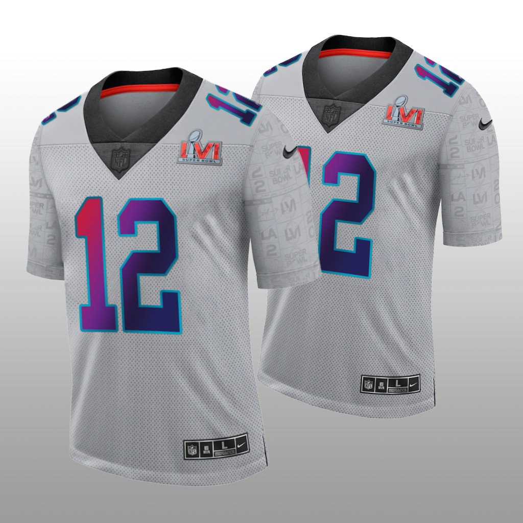 Tampa Bay Buccaneers Tom Brady Gray Limited Super Bowl LVI - Men's