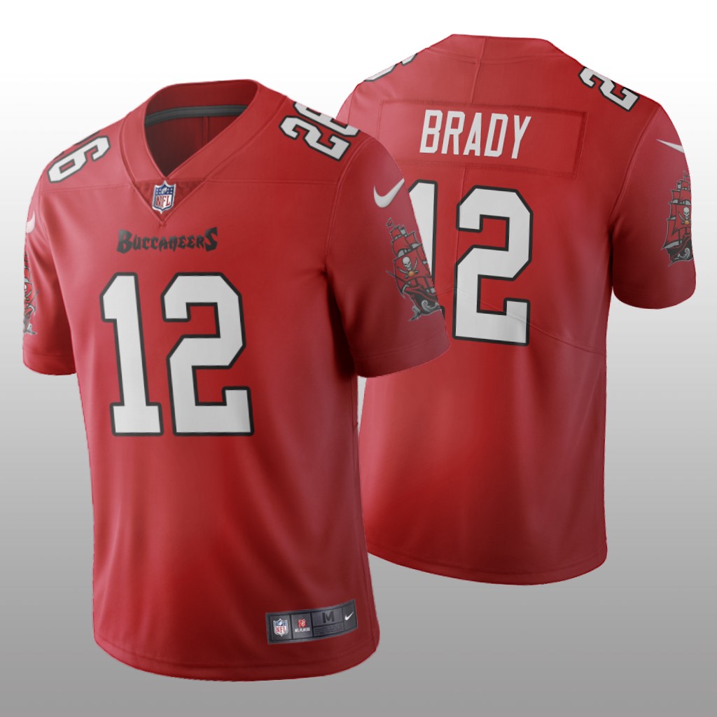 Tampa Bay Buccaneers Tom Brady Red Jersey Vapor Limited - Men's