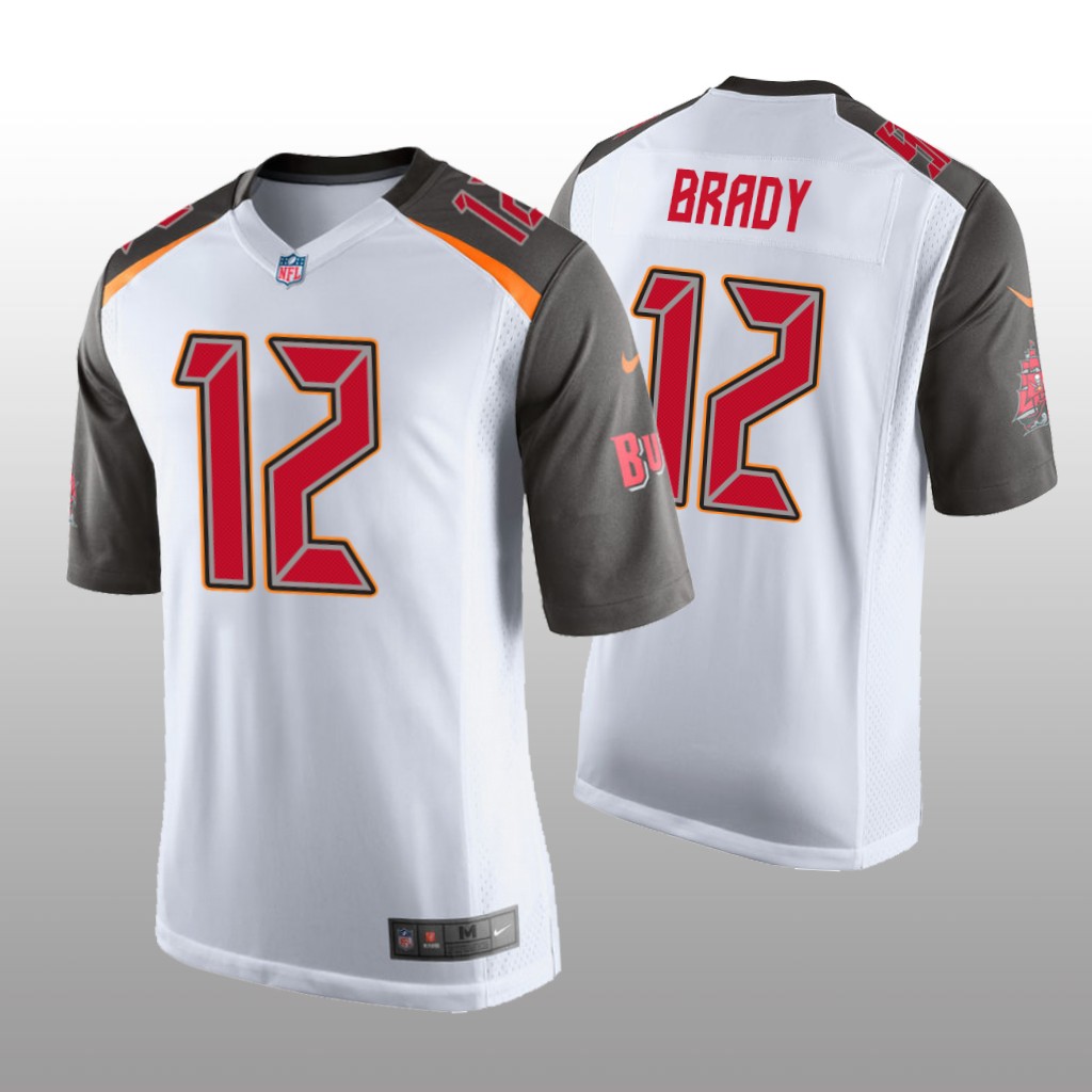 Tampa Bay Buccaneers Tom Brady White Jersey Game - Men's