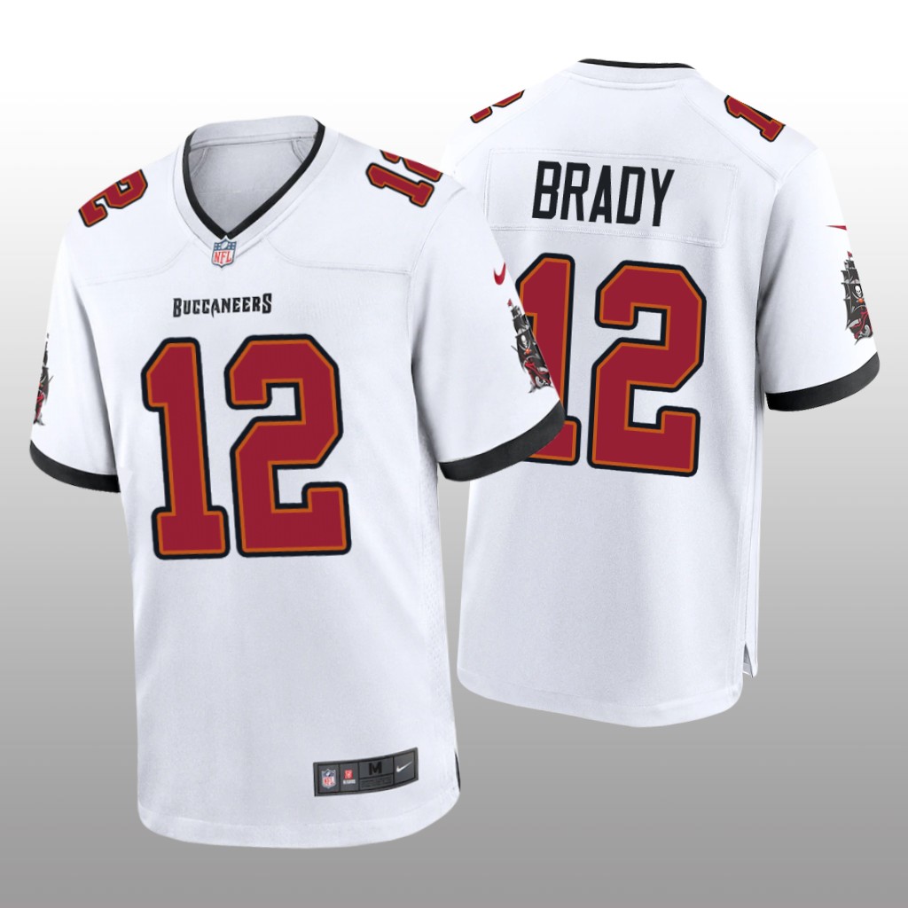 Tampa Bay Buccaneers Tom Brady White Jersey Game - Men's
