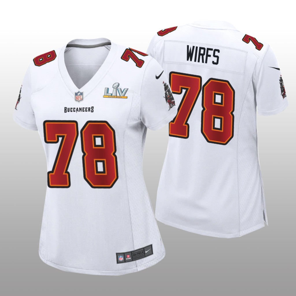 Tampa Bay Buccaneers Tristan Wirfs White Game Fashion Jersey Super Bowl LV - Women's