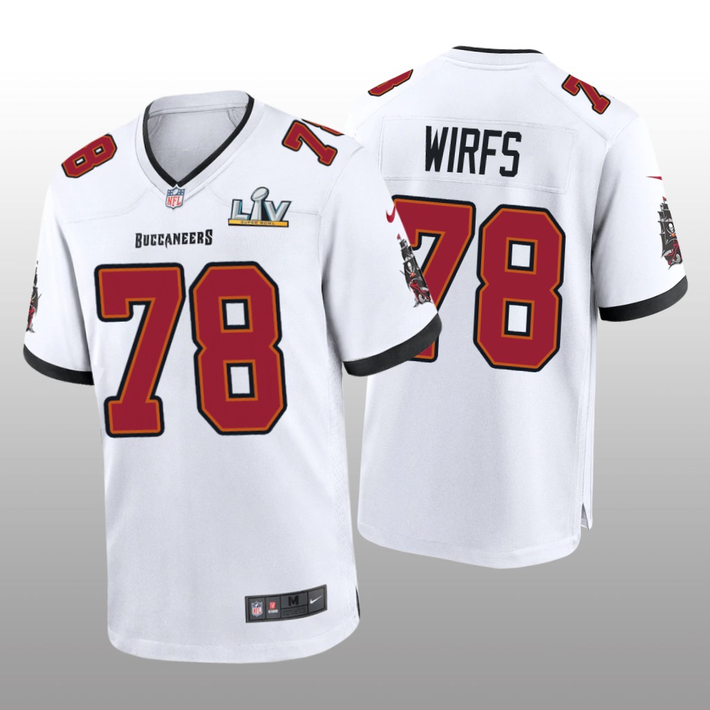 Tampa Bay Buccaneers Tristan Wirfs White Game Jersey Super Bowl LV - Men's