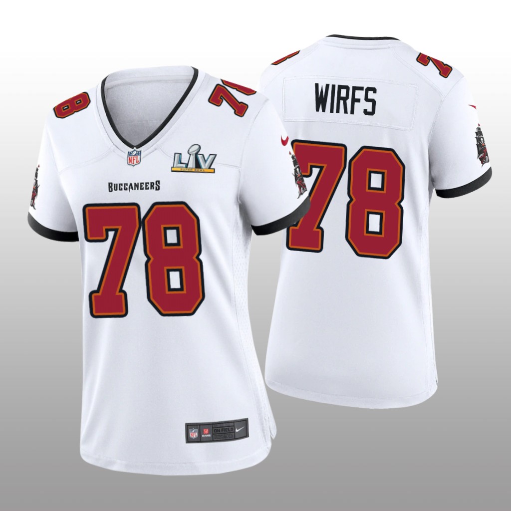 Tampa Bay Buccaneers Tristan Wirfs White Game Jersey Super Bowl LV - Women's
