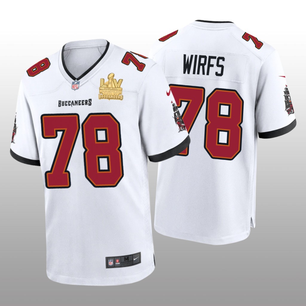 Tampa Bay Buccaneers Tristan Wirfs White Game Jersey Super Bowl LV Champions - Men's