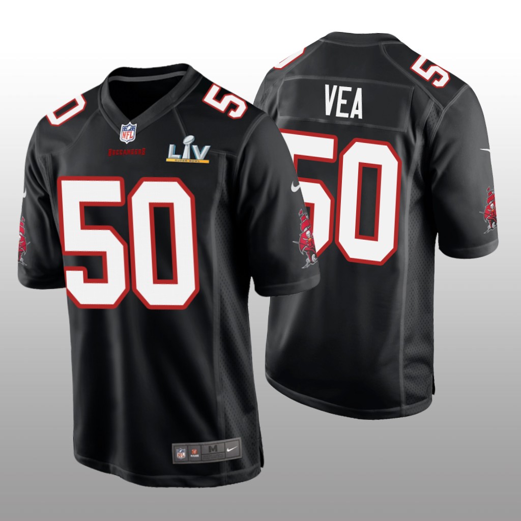 Tampa Bay Buccaneers Vita Vea Black Game Fashion Jersey Super Bowl LV - Men's