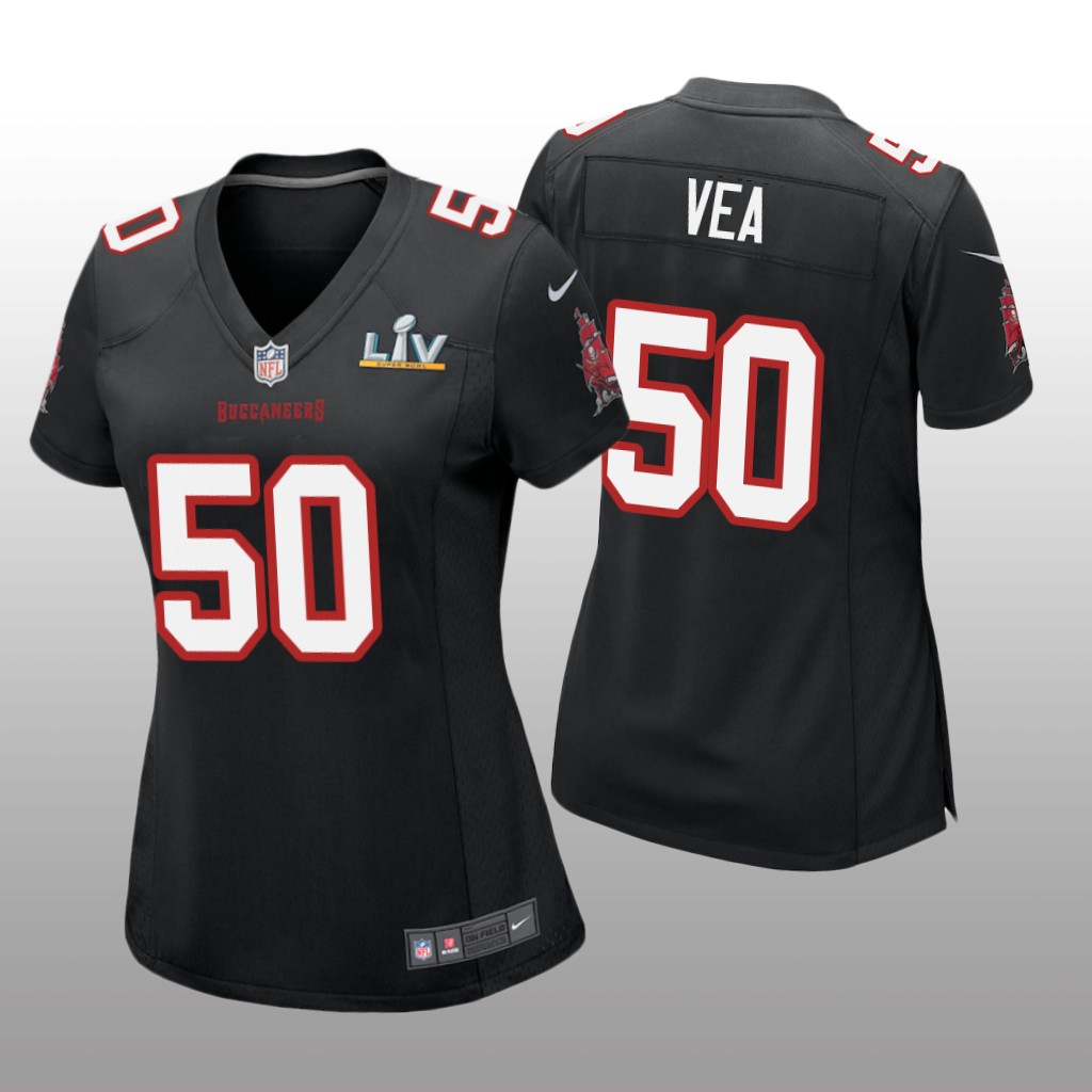 Tampa Bay Buccaneers Vita Vea Black Game Fashion Jersey Super Bowl LV - Women's