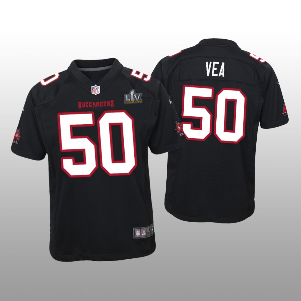 Tampa Bay Buccaneers Vita Vea Black Game Fashion Jersey Super Bowl LV - Youth