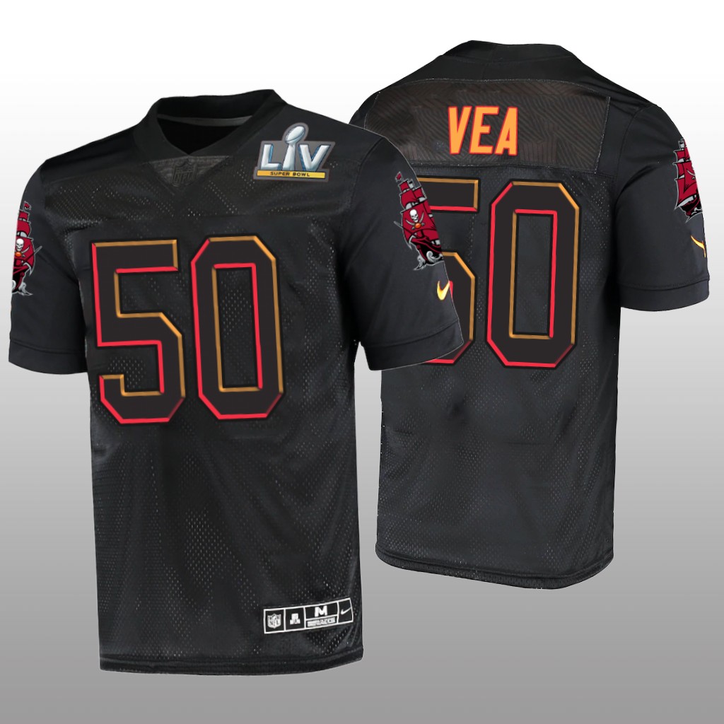 Tampa Bay Buccaneers Vita Vea Black Jersey Super Bowl LV