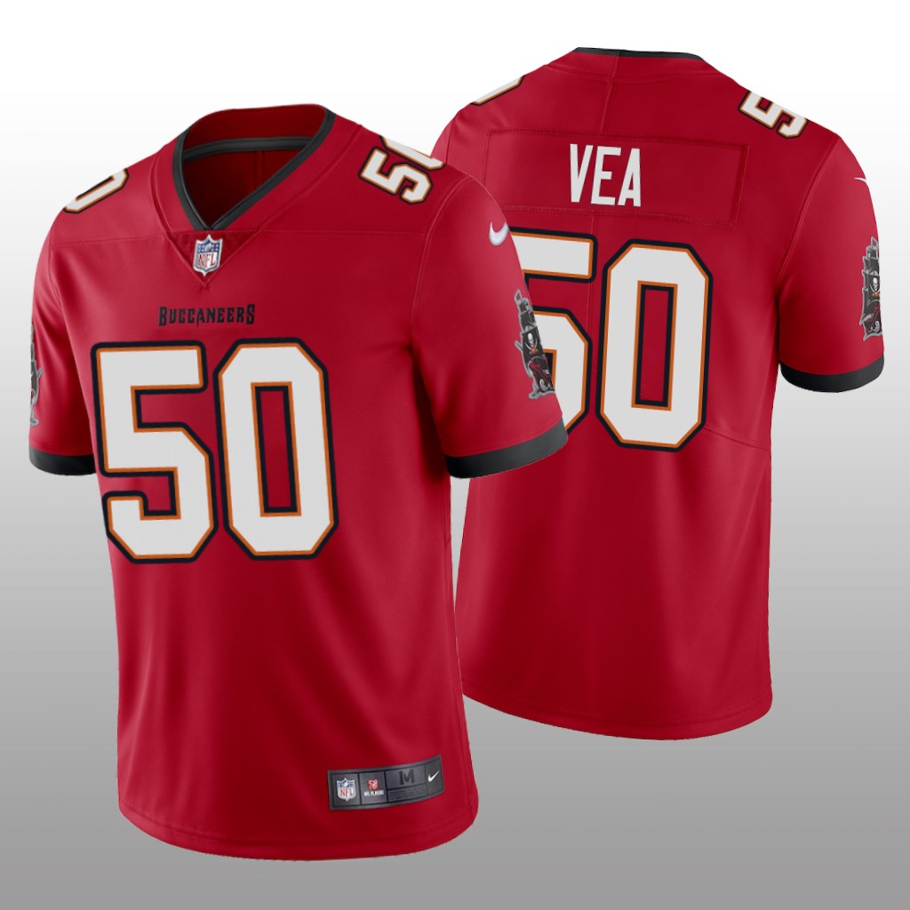 Tampa Bay Buccaneers Vita Vea Red Jersey 2020 Vapor Limited - Men's