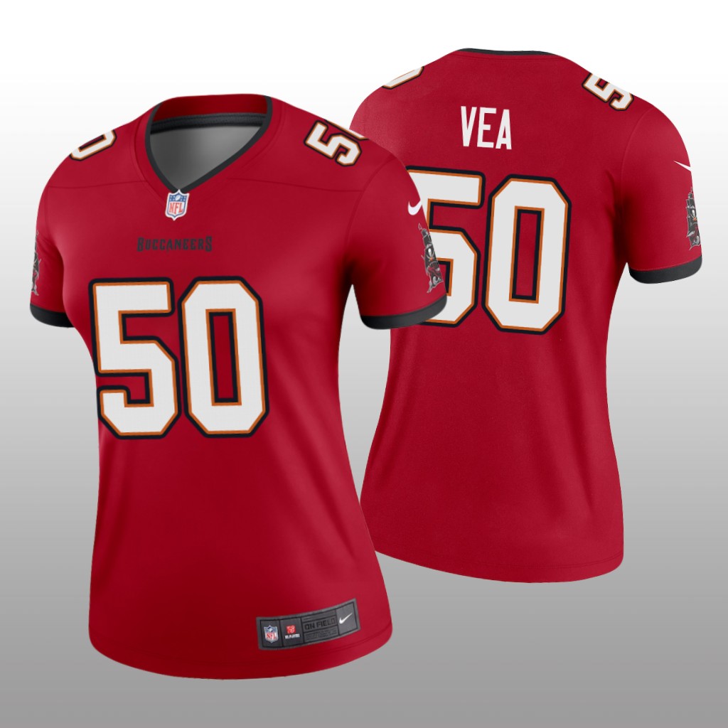 Tampa Bay Buccaneers Vita Vea Red Jersey Legend - Women's