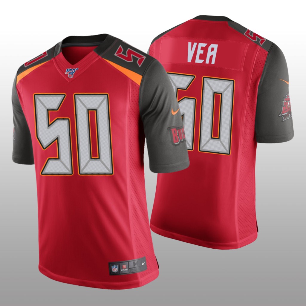 Tampa Bay Buccaneers Vita Vea Red Vapor Limited Jersey NFL 100 - Men's