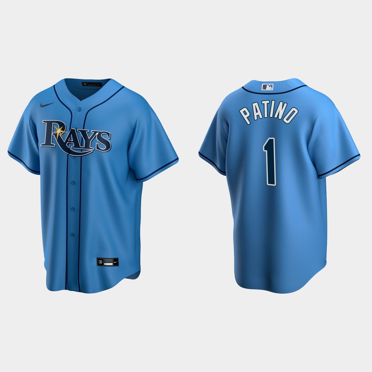 Tampa Bay Rays Luis Patino Alternate Jersey - Light Blue