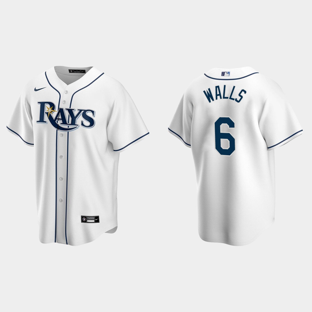 Tampa Bay Rays Taylor Walls Home Jersey - White