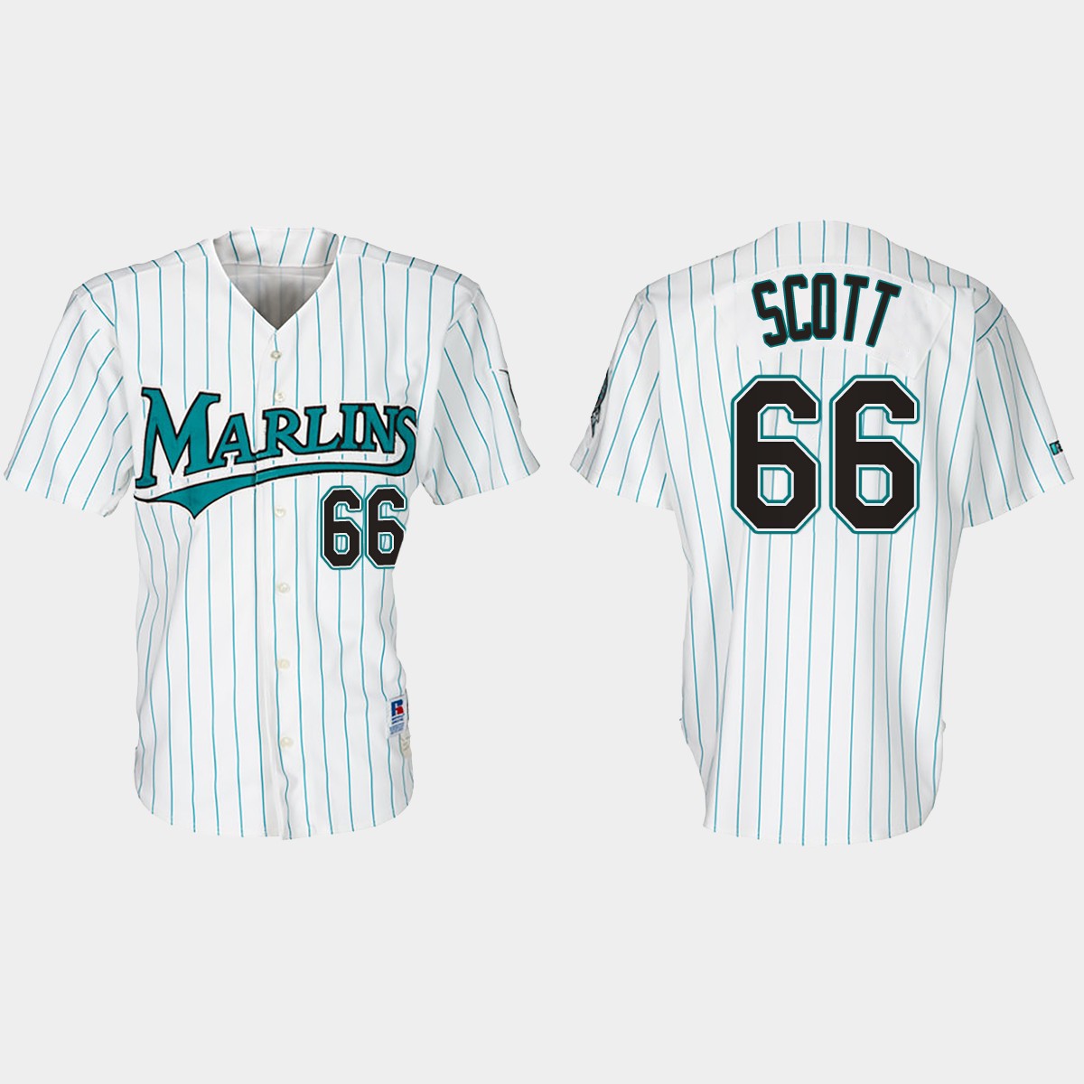 Tanner Scott Florida Marlins 30th Anniversary Throwback Jersey - White Teal