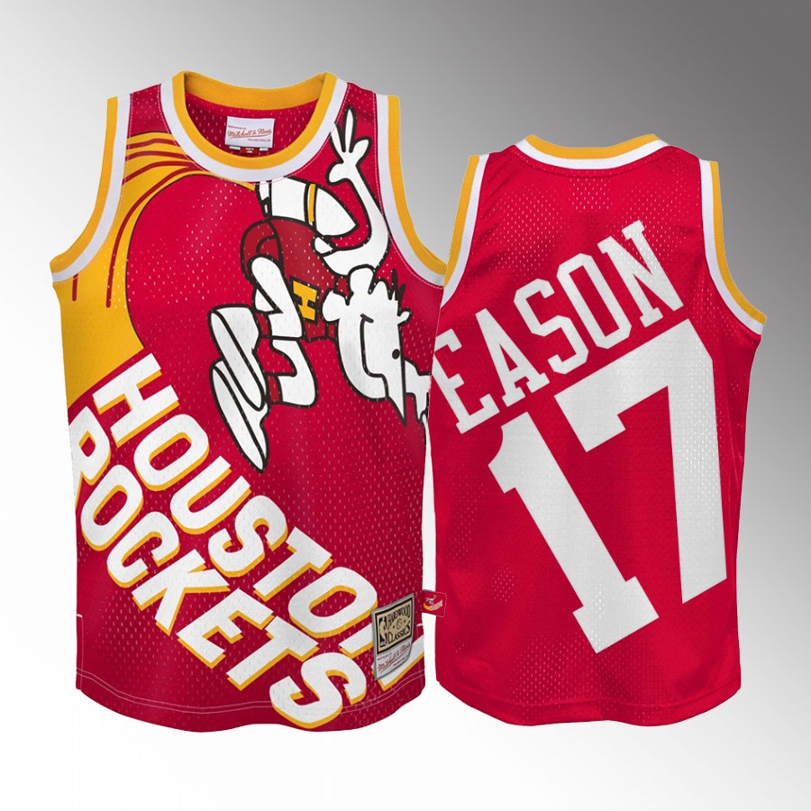 Tari Eason Houston Rockets Red Big Face 2.0 Men Jersey