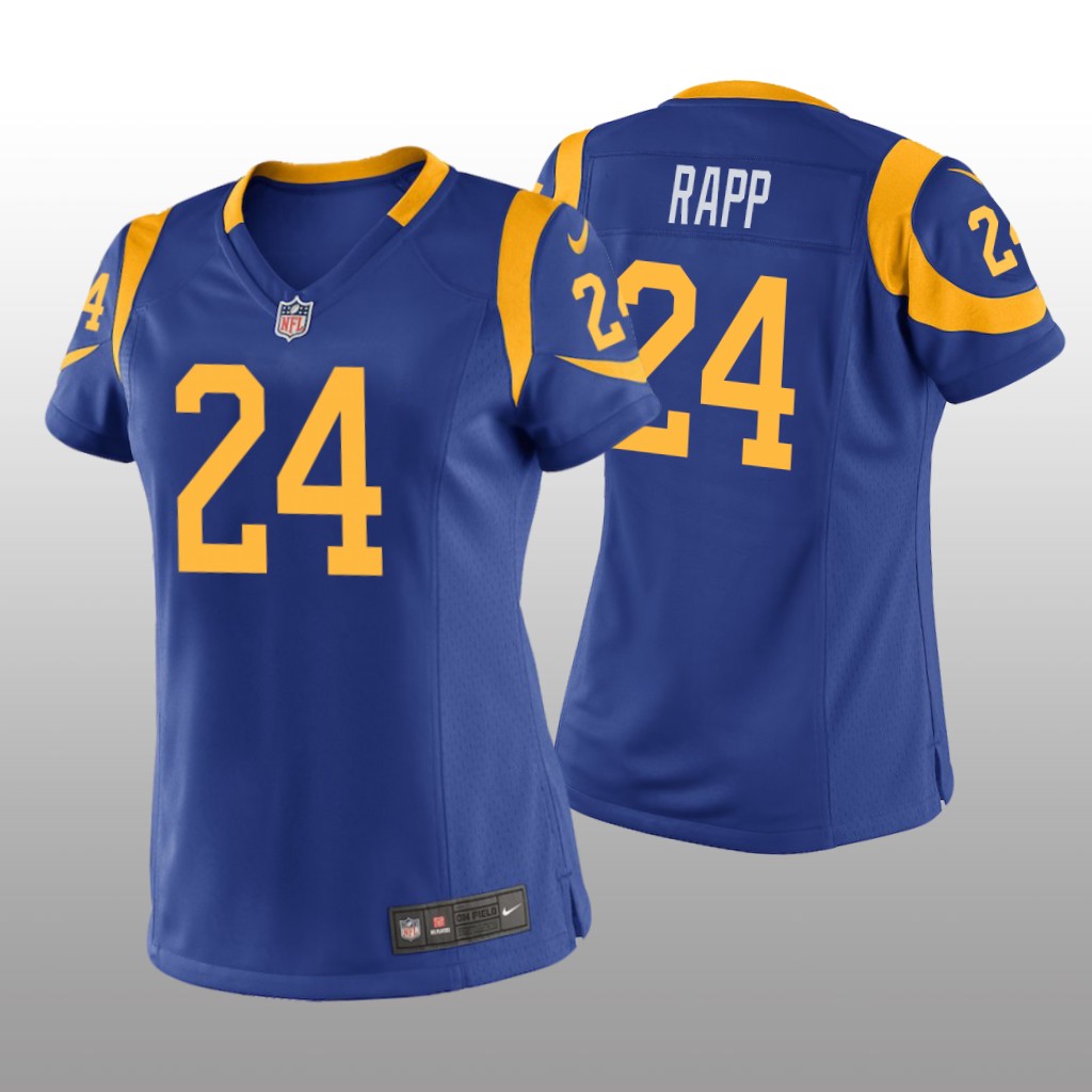 Taylor Rapp Los Angeles Rams Royal NFL Draft Game Jersey
