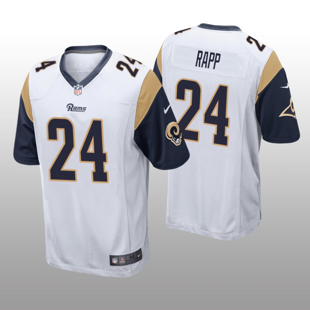 Taylor Rapp Los Angeles Rams White NFL Draft Game Jersey