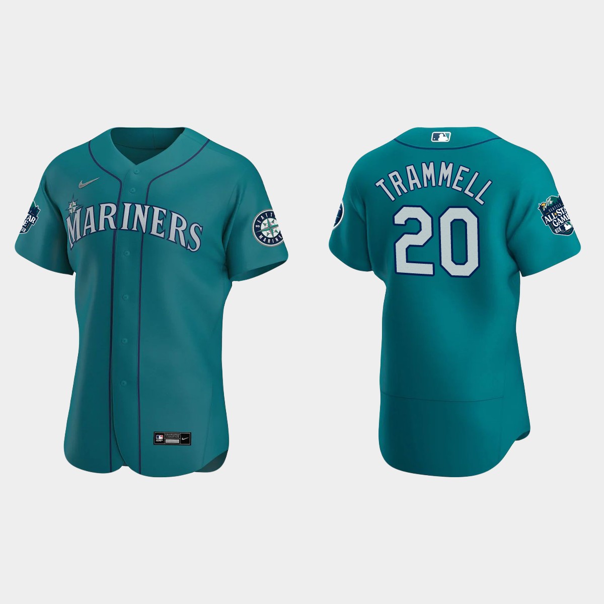 Taylor Trammell Seattle Mariners 2023 MLB All-Star Game Jersey - Aqua