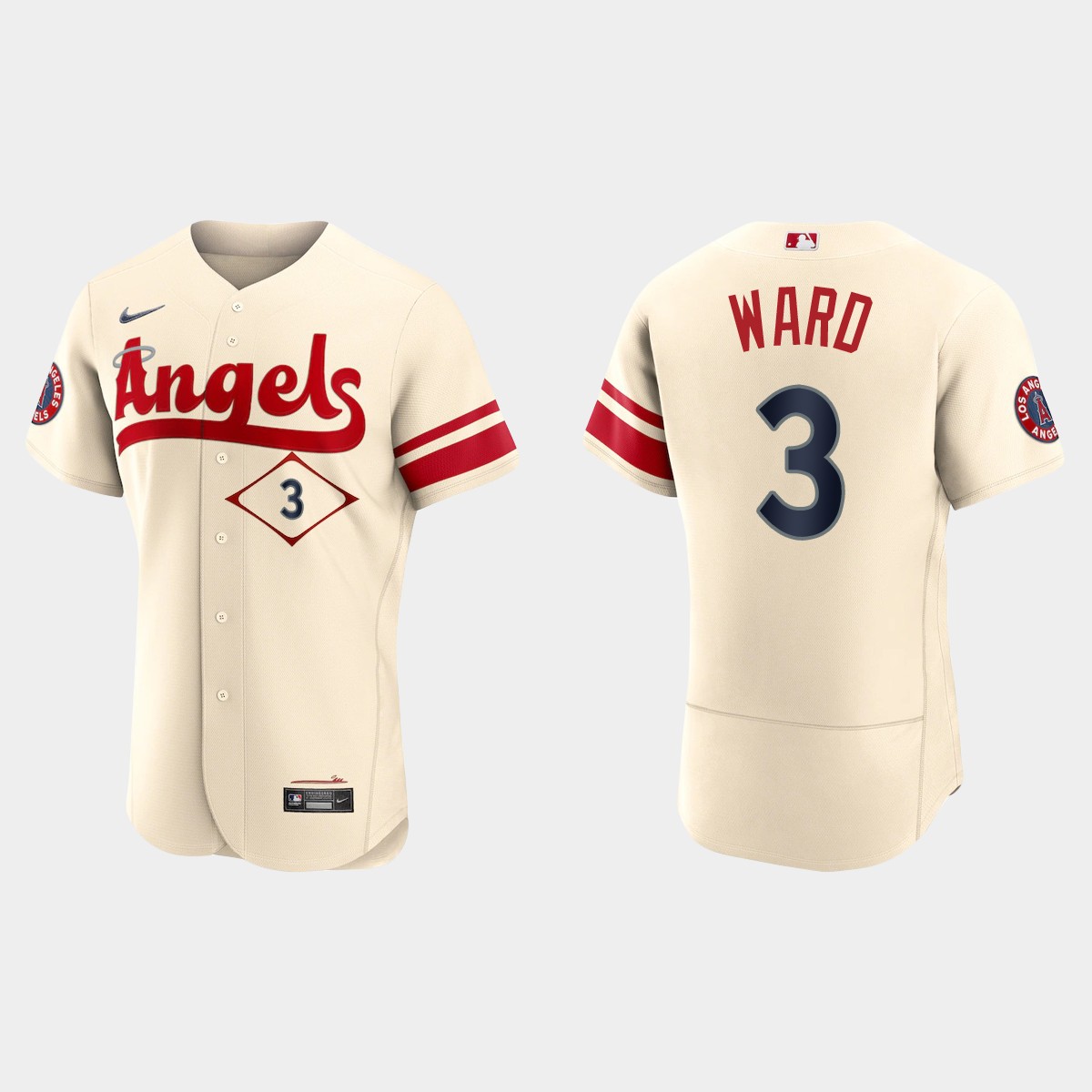 Taylor Ward Los Angeles Angels 2022 City Connect Jersey - Cream