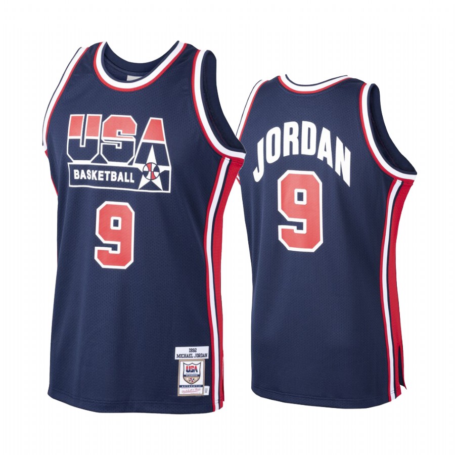 Team USA Michael Jordan Navy 1992 Olympics  Jersey